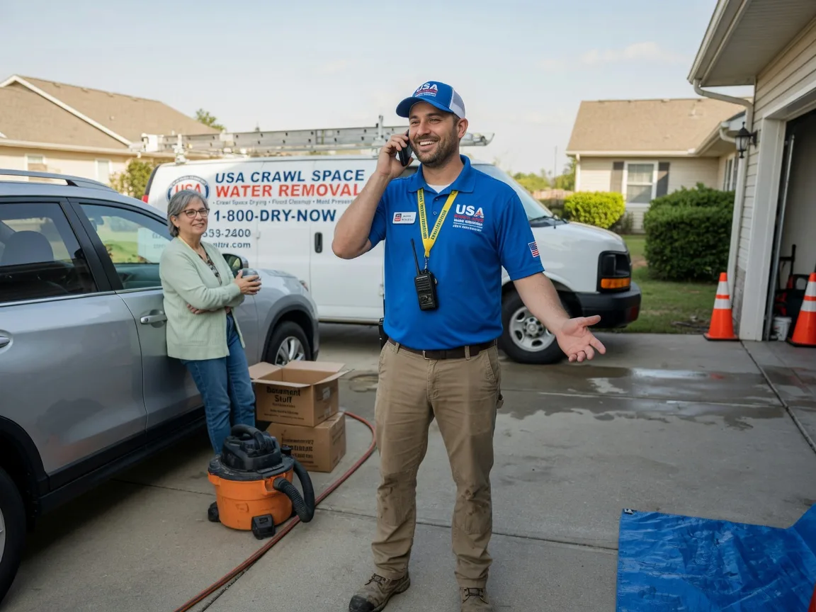 Crawl Space Water Removal Edmondson, AR FAQs